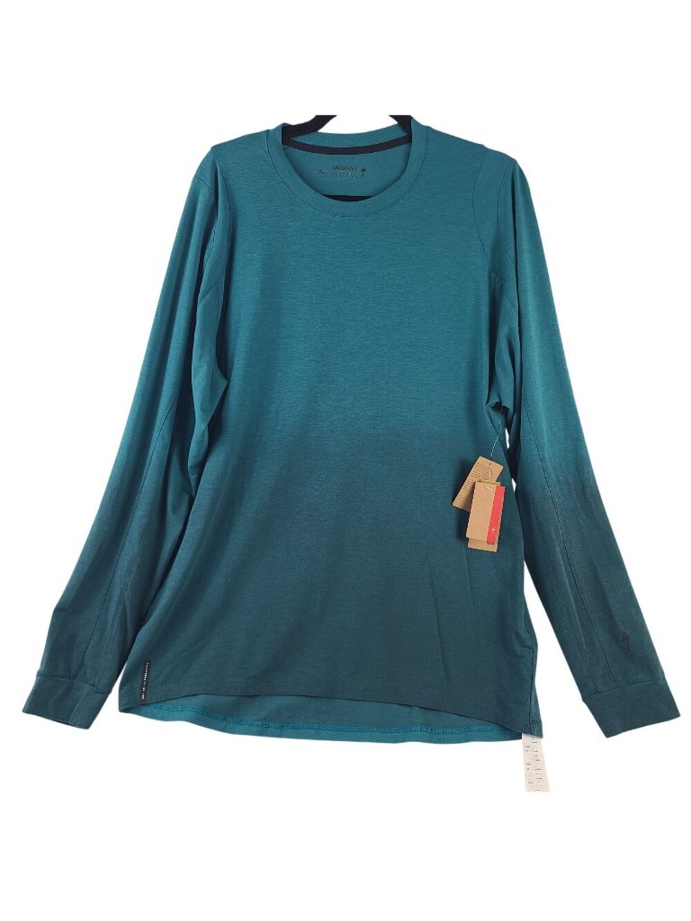 NEW Specialized Men's XL Teal Trail Long Sleeve Jersey with UPF 50 Protection